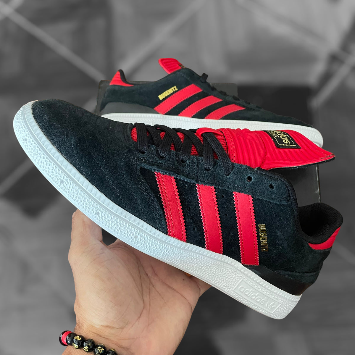 Tenis Adidas Skateboarding Busenitz Pro Black Red – Warehouse Footwear