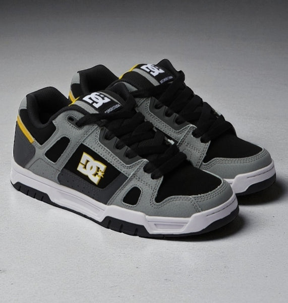 Tenis Dc Shoes Stag Grey Yellow
