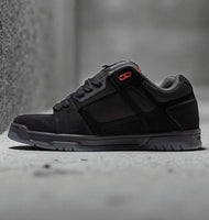 Tenis Dc Stag Black Grey Red