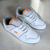 Tenis Dc Manteca Se White Grey Orange