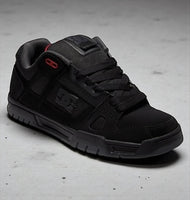 Tenis Dc Stag Black Grey Red