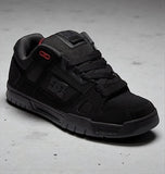 Tenis Dc Stag Black Grey Red