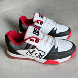 Tenis Dc Versatile White Black Red