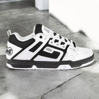 Tenis Dvs Comanche White Black White Leather