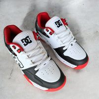 Tenis Dc Versatile White Black Red