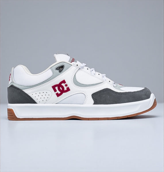 Tenis Dc Shoes Kalynx Zero White Grey Red
