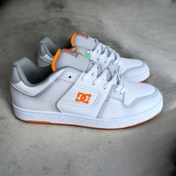 Tenis Dc Manteca Se White Grey Orange