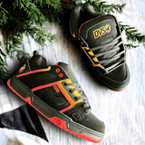 Tenis Dvs Comanche Black Red Yellow